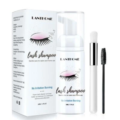 EYELASH EXTENSION FOAMING CLEANSER LASH CLEANER FOAM SHAMPOO UKf - Image 1 of 4