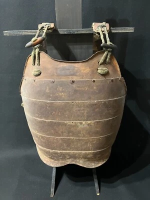 Antique Japanese Samurai Armor BODY Yoroi Edo period authentic NIMAIDO WABI-SABI - Image 1 of 4