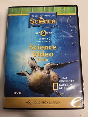 Houghton Mifflin Life Science DVD Grade 2 Units A & B Video Series NatGeo - Image 1 of 4