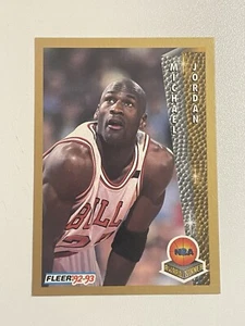 Fleer #246 1992-93 ganadores del premio Michael Jordan - Chicago Bulls - Imagen 1 de 2
