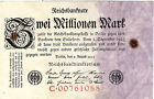 Reichsbanknote 2 Millionen Mark 1923 Reichsbank Deu-115A Ro.102A P-103 Selten