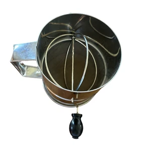 6" Edelstahl kommerziell gefertigt Handkurbelsieb - Bild 1 von 4