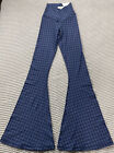 OFFLINE By Aerie Real Me Super Flare Crossover Hi-Rise Leggings Blue Size XL
