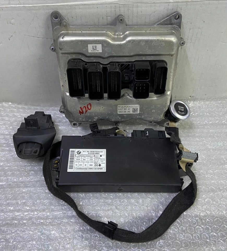 Módulo de controle de motor OEM 2014 BMW N20 Z4 unidade ECU SET 20i sDrive gasolina 8617569 - Imagem 1 de 4