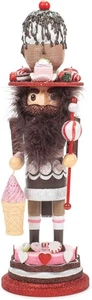 Kurt S. Adler HA0583 Hollywood Chocolate Sundae Nutcracker 18" Multicolored - Picture 1 of 12