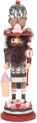 Kurt S. Adler HA0583 Hollywood Chocolate Sundae Nutcracker 18" Multicolored - Image 1 of 4