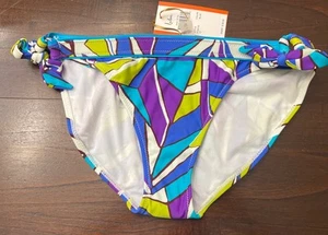 Leilani Blue Sash Tie Bikini Bottom Size 12 349 - Picture 1 of 5
