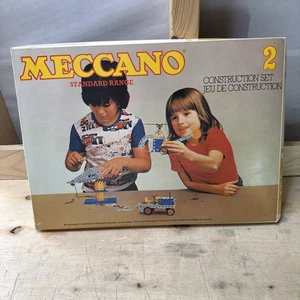 Vintage Boxed Meccano Standard Range Construction Set 2 Neu Ungeöffnet Selten 1977 - Bild 1 von 20