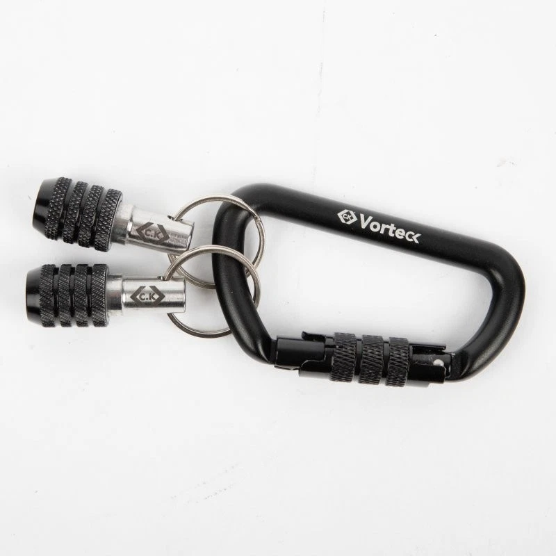 CK Vorteck 1/4in. Hex Quick lock bit holder Carabiner - T4574 - Image 1 of 4