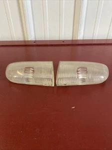 1953 1954  STUDEBAKER PARK LIGHT LENS PAIR RIGHT LEFT ORIGINALS - Picture 1 of 11