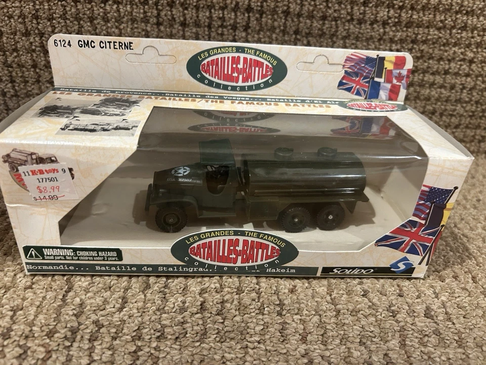 Solido 1:50 U.S. GMC Fuel Tanker, Les Grandes Batailles Edition, No. 6124 - Image 1 of 4