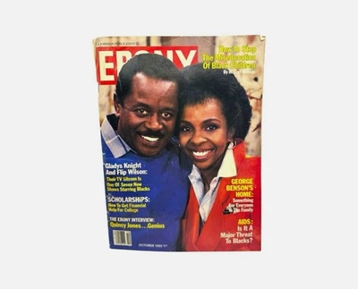 Vintage Ebony October 1985 “Gladys Knight & Flip Wilson” Magazine Foto 1 de 2