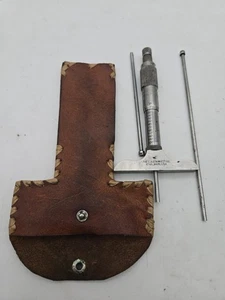 STARRETT NO.440-A DEPTH MICROMETER 2-1/2" HALF BASE LENGTH 0-1" RANGE .001" - Picture 1 of 3