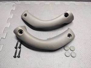 1996-2005 Chevy Astro GMC Safari Van GRAY Front Door Pull Handle Set Pair L&R - Picture 1 of 9