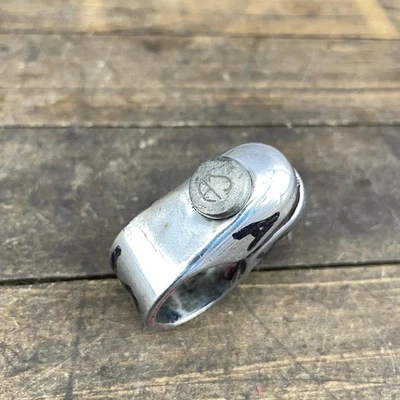 VIntage Schwinn AS Bolt Seatpost Clamp Bolt-On Collar Chrome Steel 1 Inch - Image 1 of 4