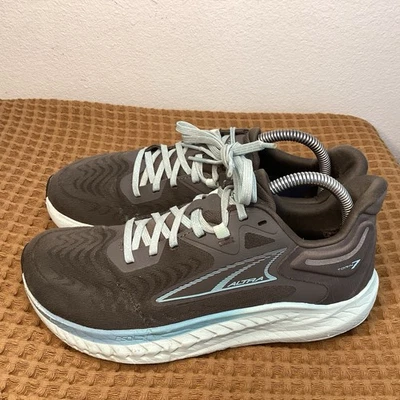 Altra Torin 7 Women’s Sz 8 Gray Blue White Foot Shaped Running Shoes Sneakers - Image 1 of 4