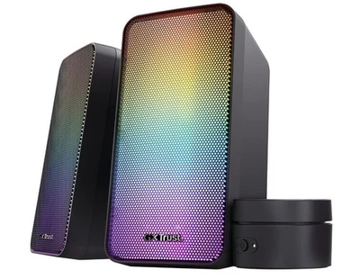 Trust - GXT 611 Wezz, altoparlante PC RGB, USB, 12W, 3,5mm, controllo volume - Immagine 1 di 4
