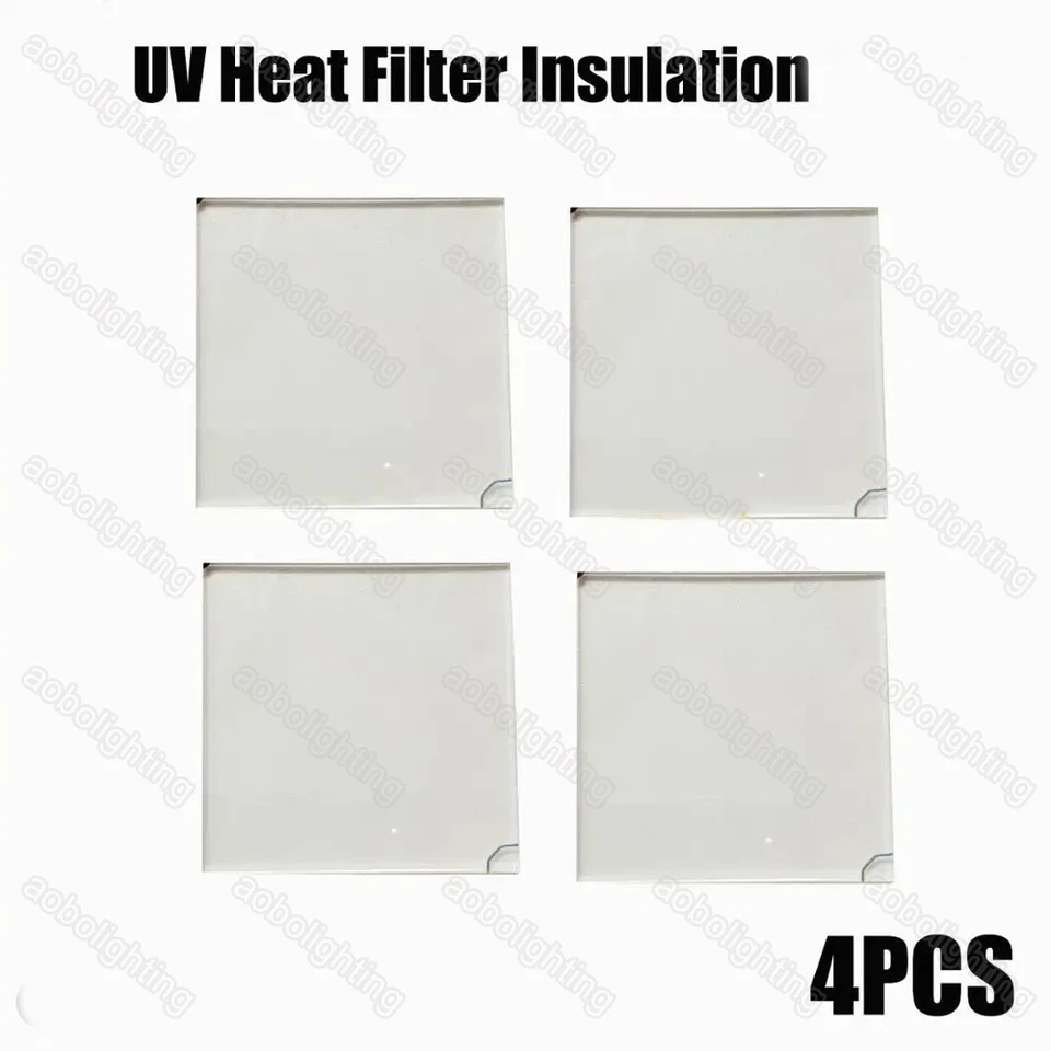 4x 5R7R 200 230 Beam Moving Head UV Heat Filter Insulation Piece 15R17R 330 350w - Image 1 of 4