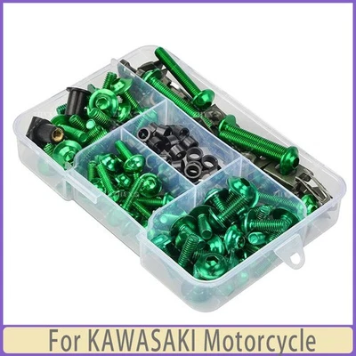 177PCS For KAWASAKI Motorcycle Fairing Bolts Kit Bodywork Screws High quality - Imagem 1 de 4