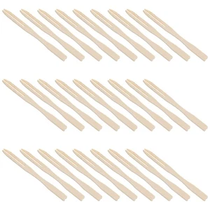  500 Stück Bambus Einweg Gabel Geburtstag Party Werkzeug Camping Essen Sticks - Bild 1 von 12