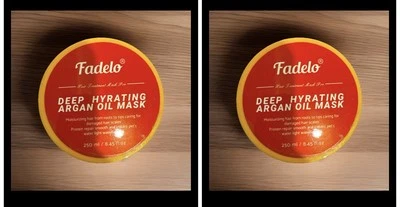 Juego de 2 Mascarillas Hidratantes para Cabello Aceite de Argán - Acondicionador Profundo para Cabello Seco/Dañado Foto 1 de 4