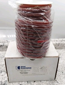 Kent Elastomer 1/4" x 1/8" x 40' Natural Rubber Latex Tubing (Partial Roll) - Picture 1 of 12