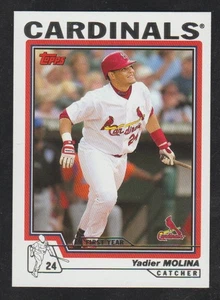 YADIER MOLINA 2004 Topps Rookie Card #324 Set Break SEE SCANS Sweet HOF RC B2 - Picture 1 of 2