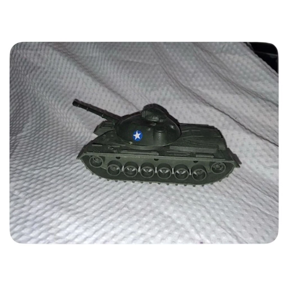 Tim Mee Vintage Green Plastic Toy Tank military - Image 1 of 4