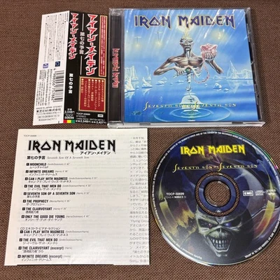 IRON MAIDEN Seventh Son Of A Seventh Son JAPAN CD TOCP-50699 OBI + INSERT 1998 - Image 1 of 4