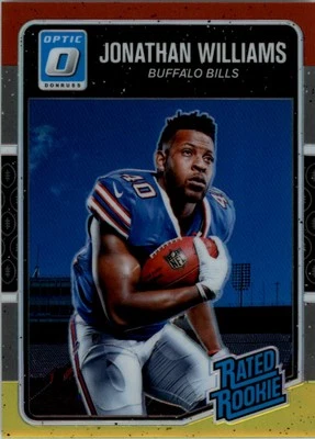 2016 Donruss Optic Red and Yellow #176 Jonathan Williams RR - FB - Image 1 of 2