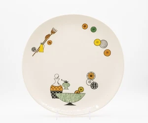 Vintage Crooksville Waldorf 12" Serving Platter Plate MCM Mid-Century Dinnerware - Picture 1 of 10