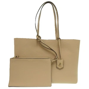 Jimmy Choo Nine To Five Kalbsleder Burly Beige Tote Tasche Goldene Beschläge - Bild 1 von 10