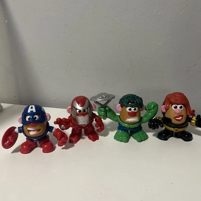4 FIGURAS DE SUPERHÉROES MASHABLES CABEZA DE PATATA DE MARVEL AVENGERS MR. Foto 1 de 4