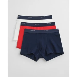 Gant Herren Boxershorts Trunk Dreierpack blau weiß rot 900003333 105 multicolour - Picture 1 of 4