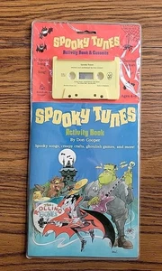 VTG Spooky Tunes By Don Cooper Activity Book & Cassette Random House Halloween - Picture 1 of 12