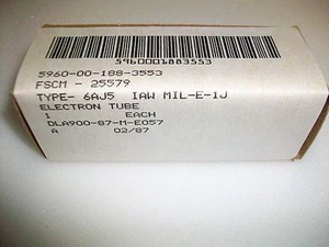 TUNG SOL JAN 6AJ5 TUBES - Picture 1 of 4