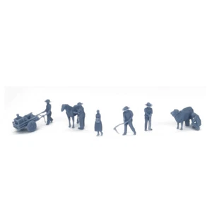 Outland Models Modelleisenbahn Landbauer Bauer Figurenset Spur H0 1:87 - Bild 1 von 2