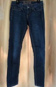 Delias Olivia Denim Jeggings Women Junior Size 1 - Picture 1 of 6