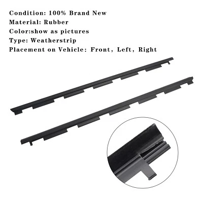 Front Left+Right Weatherstrips For Chevrolet C1500 GMC C2500 1988-2000' Foto 1 de 4