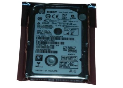 NEW Hitachi HTS725050A7E635 500gb 7.2K SATA II 2.5" 6G Laptop Hard Drive - Image 1 of 3