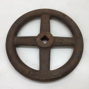 Vintage Cast Iron 6’’ Valve Hand Wheel Industrial Machine Age….[B76] - Picture 1 of 7
