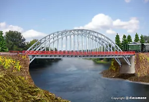 Kibri 37669 N Scale Weser Bridge with Metal Arch (Single or Double Track) - Picture 1 of 2
