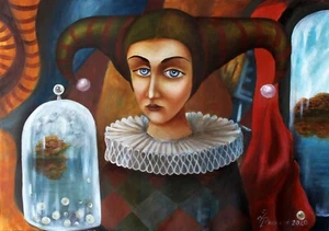 Original Gemälde Öl Leinwand Moderne Zeitgenössische Kunst Surrealismus von Pronkin 2020 - Bild 1 von 9