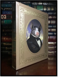 Animal Farm George Orwell ARTIST SIGNED New Easton Press Leather Limited 1/1200 - Picture 1 of 12