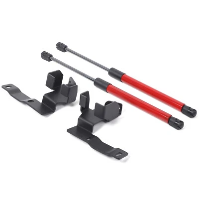 Amortiguador de amortiguador de puntal de gas rojo capó elevador para Toyota Tacoma 2005-2014 2 piezas Foto 1 de 4