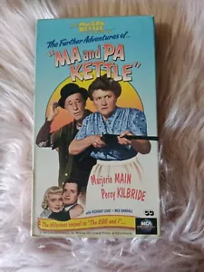 The Further Adventures of Ma and Pa Kettle (VHS, 1994) C1 - Picture 1 of 2