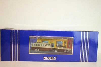 Norev 1958 Simca Chambord with Henon Camping Trailer 1:43 Scale Boxed - Image 1 of 4