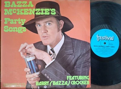 Barry Crocker - Bazza McKenzie's Party Songs 1972 Aussie 11 Track 12" LP VG/EX - Image 1 of 2