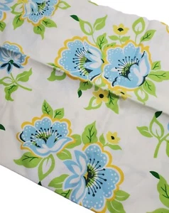Heather Bailey Fabric Nicey Jane Church Flowers Blue Green Sew Craft FAT QUARTER - Picture 1 of 1