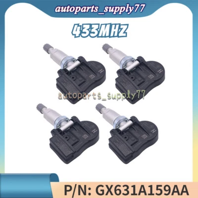 For 14-19 Land Rover Range Rover Evoque TPMS Tire Pressure Sensor 4X GX631A159AA - Image 1 of 4
